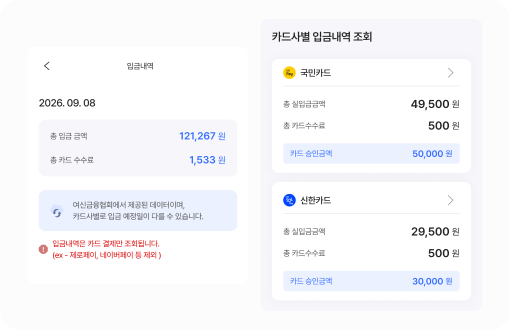 학원 운영 통합 시스템 화면